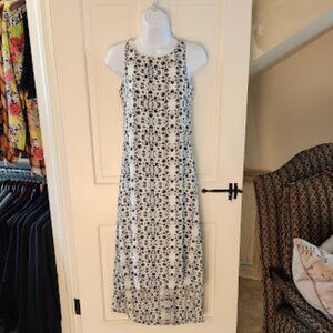 Round-Neck, High-Low Dress by Larry Levine